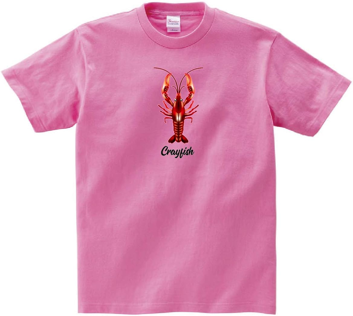 Amazon Tシャツ ザリガニ ざりがに 特定外来生物 飼育 Cambaridae アメリカザリガニ プリント イラスト 大きいサイズ 厚めの生地 人気のスタンダートtシャツ Tattoo T 061 Tシャツ カットソー 通販