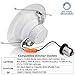 TORCHSTAR 12-Pack 5/6 Inch Dimmable LED Recessed Retrofit Downlight with Baffle Trim, Retrofit Recessed Lighting, 15W (120W Equiv.), CRI 90, UL Listed, 1100lm, 5000K Daylight