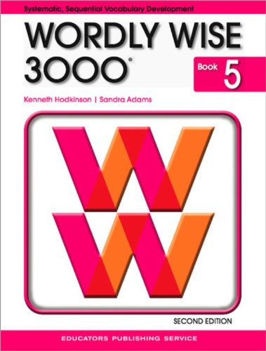Wordly Wise 3000 Book 5 Hodkinson Kenneth Adams Sandra 9780838828236 Amazon Com Books