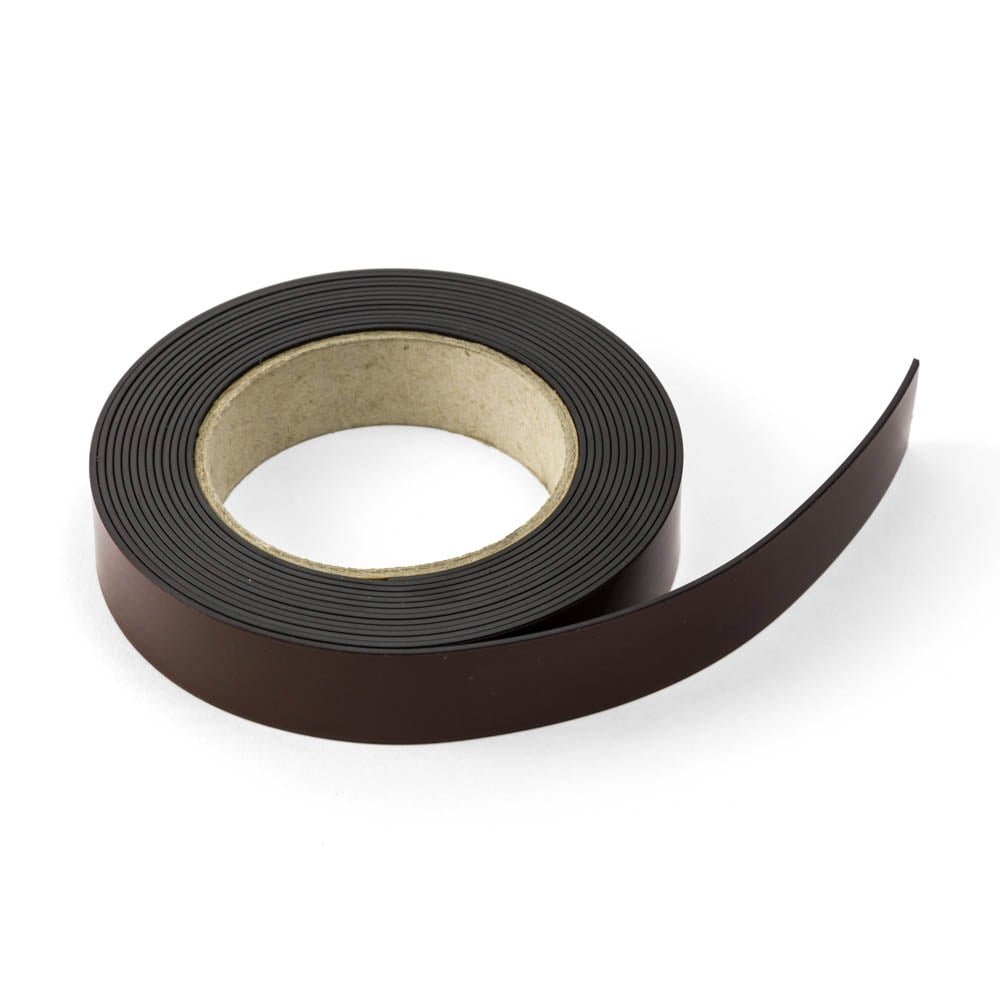 MagFlex® 25.4mm Wide Flexible Magnetic Tape - Premium Self Adhesive - Polarity B (5 Metre Length)