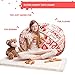 Stuffed Animal Storage Bean Bag - Kids Comfy Chair and Extra-Large Toy Organizer. Сover Only. Stuff, Zip and Sit. 38