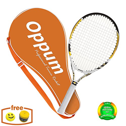 OPPUM US Open Junior Tennis Racket for Kids Children Toddlers, Coach Recommended Racquet, Include Tennis Bag Overgrip Vibration Dampener. - Thumbnail 7