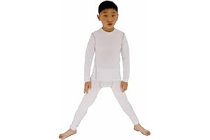 LANBAOSI Boys & Girls Long Sleeve Compression Shirts and Pant 2 Pcs Set