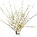 MISSWARM 10 PCS Dancing Lady Orchids Butterfly Artificial Flowers, 38 Inches Silk Artificial Flower Fake Flowers for Wedding and Home Decoration(White)