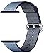 SELLERS360 Nylon Watch Woven Band Replacement Strap for Apple watch band Series 1 Series 2 iwatch (Navy/Tahoe Blue 42mm)
