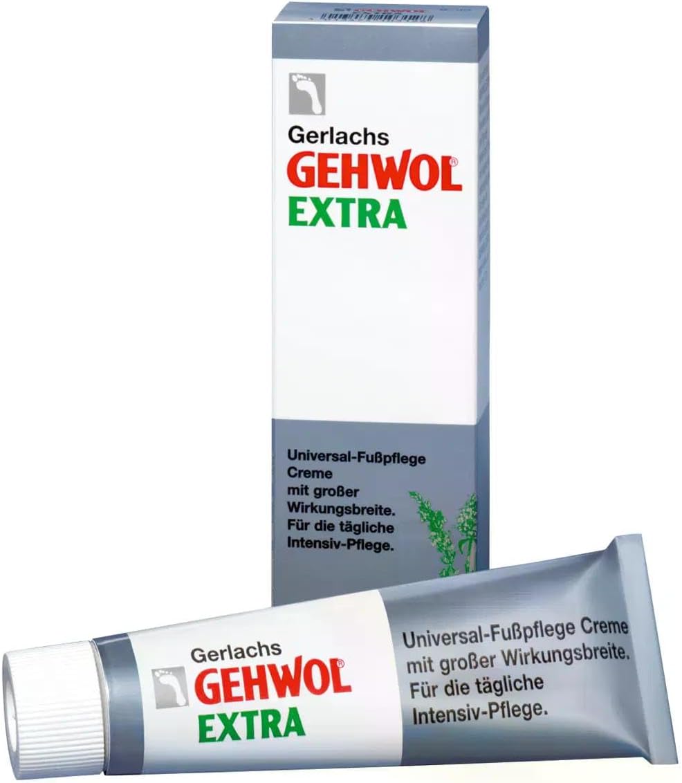 Gehwol Foot Cream Extra 75ml - 3 Pack | Intensive Hydration Dry Skin Relief