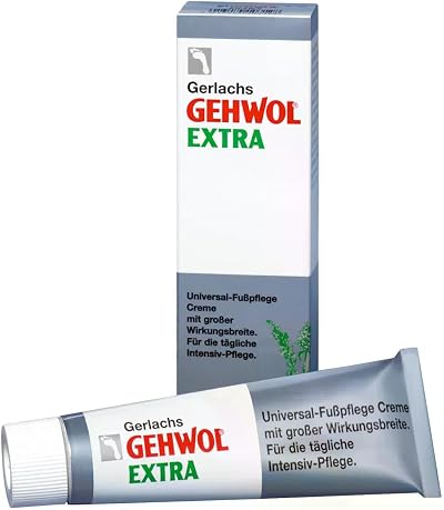Gehwol Foot Cream Extra 75ml - 3 Pack | Intensive Hydration Dry Skin Relief