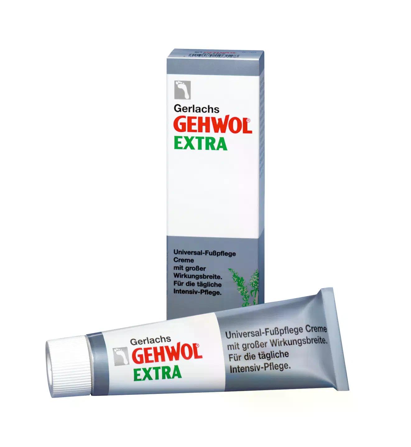 THREE PACKS of Gehwol Foot Cream Extra 75ml