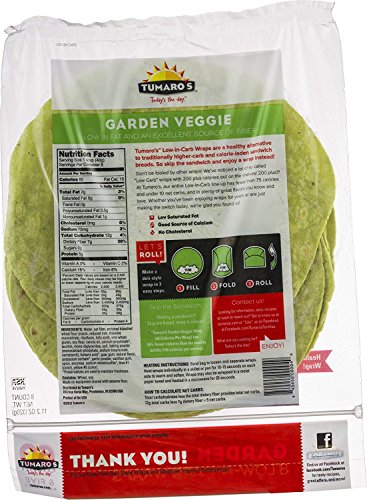 TUMAROS Garden Veggie, 8 Count (Pack of 6)