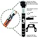 FunFitness Micro Bike Pump with Puncture Repair Kit & Glueless Bike Tire Patch - Mini Yet High Pressure Portable Bicycle Pump - Designed for Cycling Presta & Schrader Valve & Tube & Exercise Ball