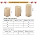 AMAGIC Set of 6 Waterproof Outdoor Flameless Candles with Remote &Timer, Battery Operated Flickering Led Candles, Realistic Fake Candles (Resin Plastic, Water Resistant)