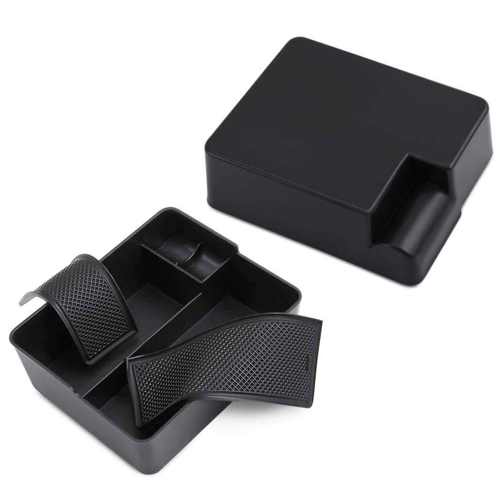 Mizzuco Organizer for Tesla Model 3 2017 2018 2019 Center Console Armrest Organizer Tray Glass Holder Pallet Storage Box Container
