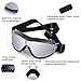 Dog Sunglasses, Dog Goggles for Medium and Large Dog Eye Protection with UV-Proof, Water Proof, Wind Proof, Shatter Proof, Scratch Proof, Adjustable, Lightweight, Breathable, Durable Nylon Material