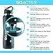 GO Active Insulated Water Bottle with Straw. Stainless Steel Double Wall Sport Bottle Featuring ActiveLock Thermal Vacuum Keeps ice Over 24 Hours! Durable, Portable (ActiveGrip Black, 24 oz)