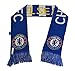 Chelsea Fc Woven Bar Scarf Reversible Blue - White -Yellow New Season 2015-2016