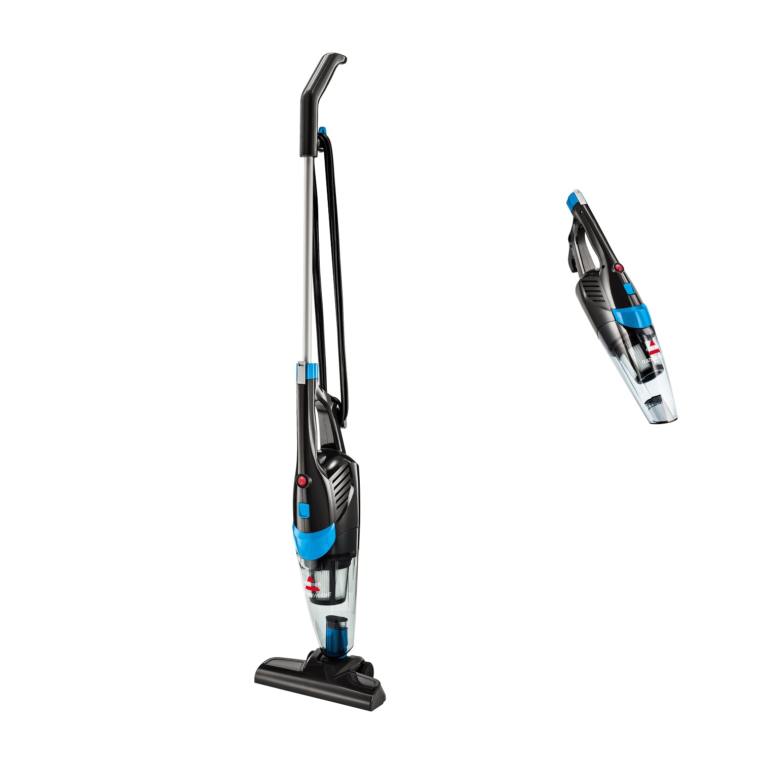BISSELL Featherweight, 2-in-1 Bagless Vaccum Cleaner, Quickly Converts From Upright Vacuum Cleaner To Handheld Vacuum Cleaner, Powerful and Lightweight Vacuum, Multi-purpose Vacuum,Corded, 2024E