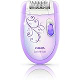 Philips HP6508 Satinelle Soft Sensitive Epilator - Lilac and White