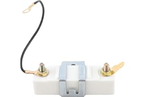 1.5 Ohm Ignition Coil Resistor - Ceramic Ballast Resistor with Metal Housing for Classic Cars 1960s-1980s Automotive Replacem