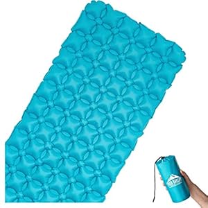 RedValley Opblaasbare premium isolatiemat, 195 cm, ultralicht, comfortabel luchtmatras, ideaal voor op de camping