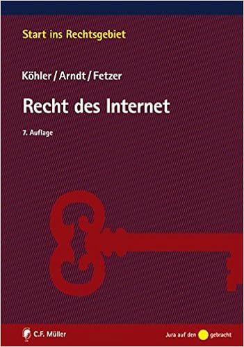 Cover des Buchs: Recht des Internet