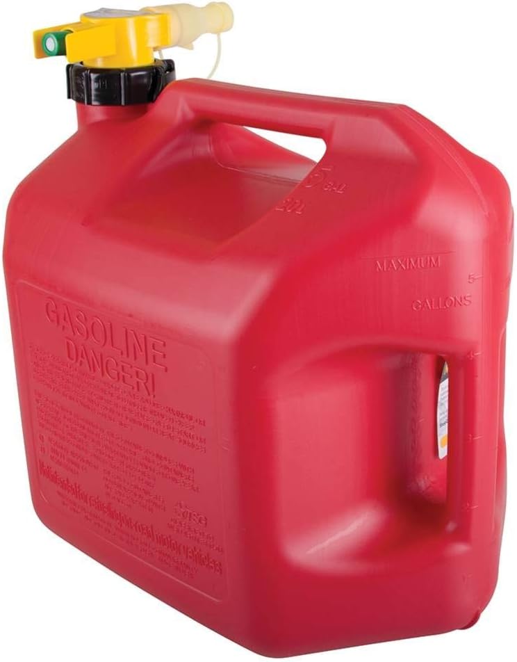 No-Spill 1450 5-Gallon Poly Gas Can (CARB Compliant): Garden & Outdoor