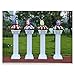WUPYI 4Pcs Elegant Wedding Roman Column Set,Roman Pillars Decoration Party Flower Pot Columns Pedstal Stand Flower Floral Wedding Road Decorative Hollow Columns,39