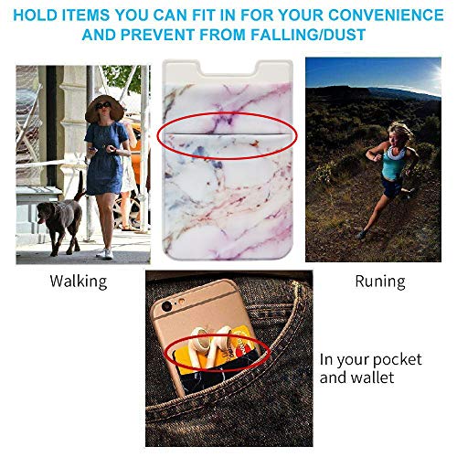 5 Adhesive+Sleeves+Compatible+Samsung+Smartphones