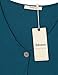 bebonnie Tunic Tops for Leggings for Women, Ladies Casual Plain Long Simple T Shirt Tunic Dress Dark Cyan M