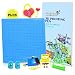 Magic MAT 3D Pen Mat, Silicone Design Mat with MAGIC CAT 3D Pen Stencils Book and 2 Silicone Finger Caps, Great 3D Pen Drawing Tools for 3D Pen primary