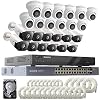 ONWOTE 32 Channel 4K 8MP NVR PoE Security Camera System 8TB, 24 Pcs 5MP 2592x 1944P Indoor Outdoor Wired PoE IP Cameras…