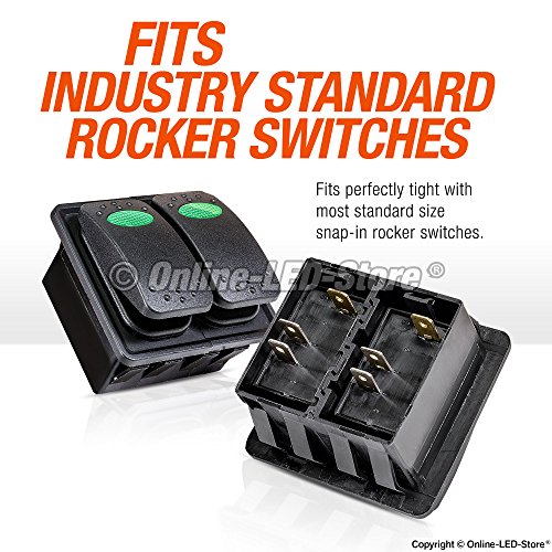 image for ONLINE LED STORE 2-Slot Rocker Switch Panel [Industry Standard Fit] [H