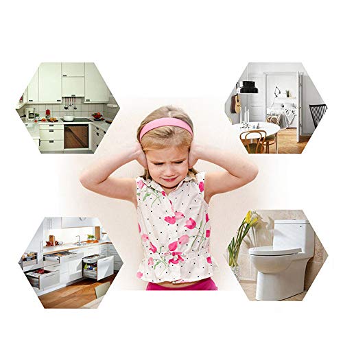 Fenleo Furniture Bumpers, Clear Adhesive Bumper Pads 24 Pcs, Sound Dampening Transparent Rubber Feet for Cabinet Doors, Drawers, Glass Tops, Picture Frames, Cutting Boards