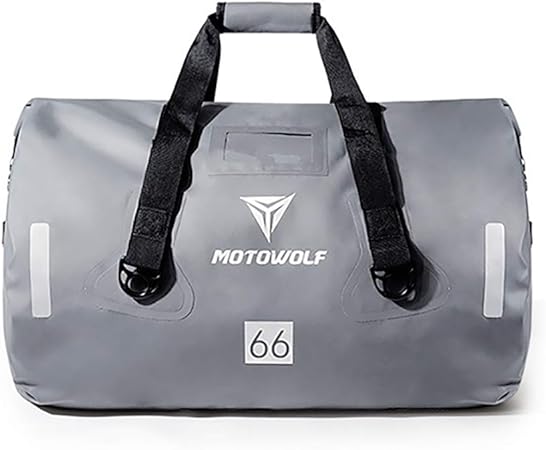 Amazon Gua Angelバイク用 シートバッグ 多機能キャリアバッグ ショルダーストラップ付き 反射テープ付き ワンタッチ装着 防水 軽量 丈夫 ドラムバッグ ツーリングシートバッグ オートバイ アウトドア 66ｌ シートバッグ 車 バイク