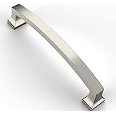 Asidrama 10 Pack 5 Inch(128mm) Hole Centers Kitchen Cabinet Handles, Brushed Satin Nickel Cabinet Pulls Kitchen Cabinet Hardw