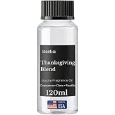 Scentia Autumn Diffuser Oil, 120 mL &ndash; Warm Harvest Spice Blend | Thanksgiving Blend &ndash; Cinnamon Clove Coconut Vanilla Fall Oil for Ultrasonic &amp; Waterless Diffusers and Crafting