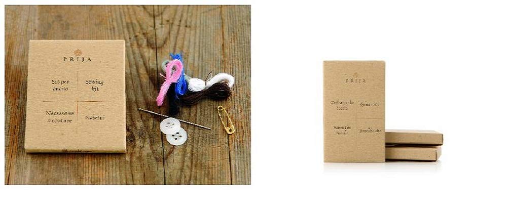 Hotel Amenities PRIJA 30 Sewing kit and 30 Shower Cap Total 60 Units (Made in Italy)