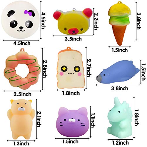5 MOMOTOYS+Squishies+Squeeze+Unicorn+Novelty