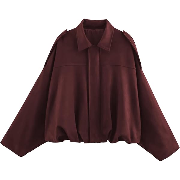 Amazon.com: Y2K Stand Collar Jacket Preppy Oversize Long Sleeve