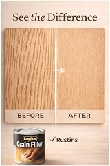 RUSTINS Grain Filler 230g Natural Wood Furniture Restoration Smooth Finish view 4