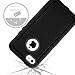 iPhone 5C Case, FOGEEK Dual layer Anti Slip 360 Full Body Cover Case PC and TPU Shockproof Protective for Apple iPhone 5C ONLY(Black)
