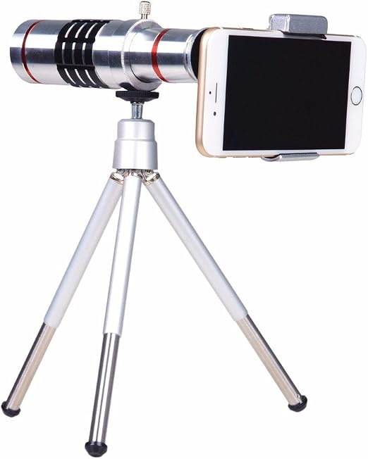 Produktbild von 20X Teleobjektiv Für Handy, Long Focus Zoom Teleobjektiv Mit Clip