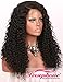 Persephone Pre Plucked 360 Lace Frontal Wig 150 Density Curly Brazilian Remy Full Lace Human Hair Wigs with Baby Hair for Black Women 18 inch Natural Color