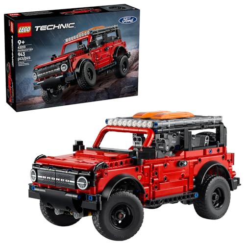 LEGO Technic Coche de juguete para niños: kit de construcción para niños y niñas, a partir de 10 años, es un fantástico regalo de cumpleaños, adornos y detalles auténticos de Ford - 42213