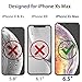 Screen Protector, Full Cover Tempered Glass Shield [Dome Fix] New Slide Easy Install and Repair Kit by Whitestone for Apple iPhone 10s Max (2018) - 1 Pack