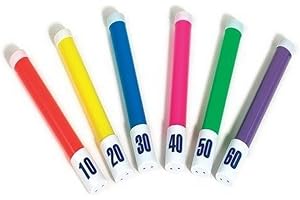 SWIMLINE Dive Flex Sticks Toys 6-Pack Weighted Catch and Retrieval Game for Swimming Pool & Bath Tub for Kids Multi Color Rings Underwater Dive Practice Education Learn