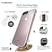 iPhone 8 Plus and 7 Plus Case, SaharaCase Inspire Protective Kit Bundled with [ZeroDamage Tempered Glass Screen Protector] Rugged Slim Fit Shockproof Bumper [Hard PC Back] Protection - Rose Gold Clear