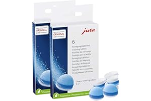 COXZD 3-Phase Coffee Cleaner Tablet For Cleaning, Care And Protection - 12 Count