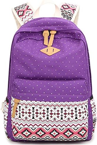 YEFER School Bags for Teenage Girls Set Teens Canvas backpack Womens Casual Daypacks