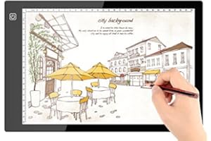 TIKTECKLAB A4 Ultra-Thin Portable LED Light Box Tracer USB Power Cable Dimmable High Brightness LED Artcraft Tracing Light Pad Light Box for Artists Drawing Sketching Animation