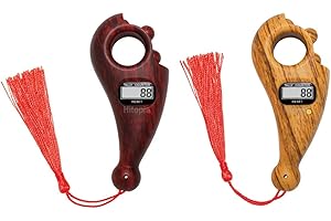 Hitopin Digital Beads Counter, Portable Prayer Beads Counter, Rotating Digital Counter, Digital Tasbih, for Meditation, Relax